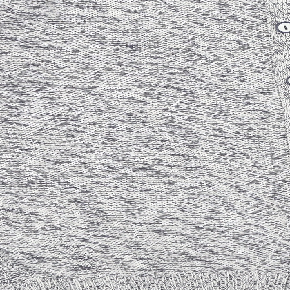 New Look Womens Grey Round Neck  Cotton Pullover Jumper Size S