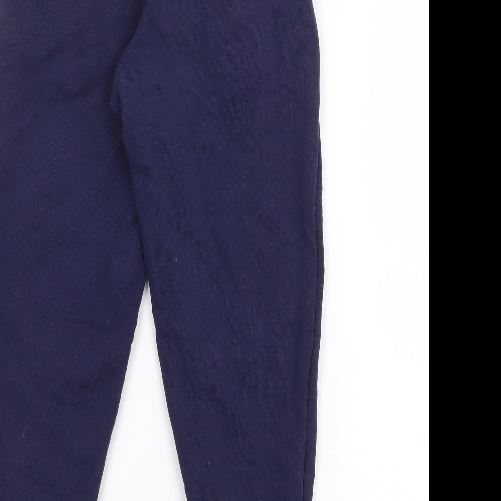 PUMA Boys Blue  Polyester Jogger Trousers Size 7-8 Years  Regular  - Ballymena UTD FC