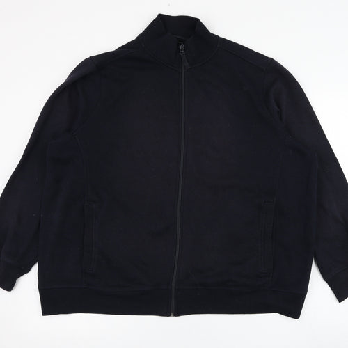 BM Mens Blue  Polyester Full Zip Sweatshirt Size XL