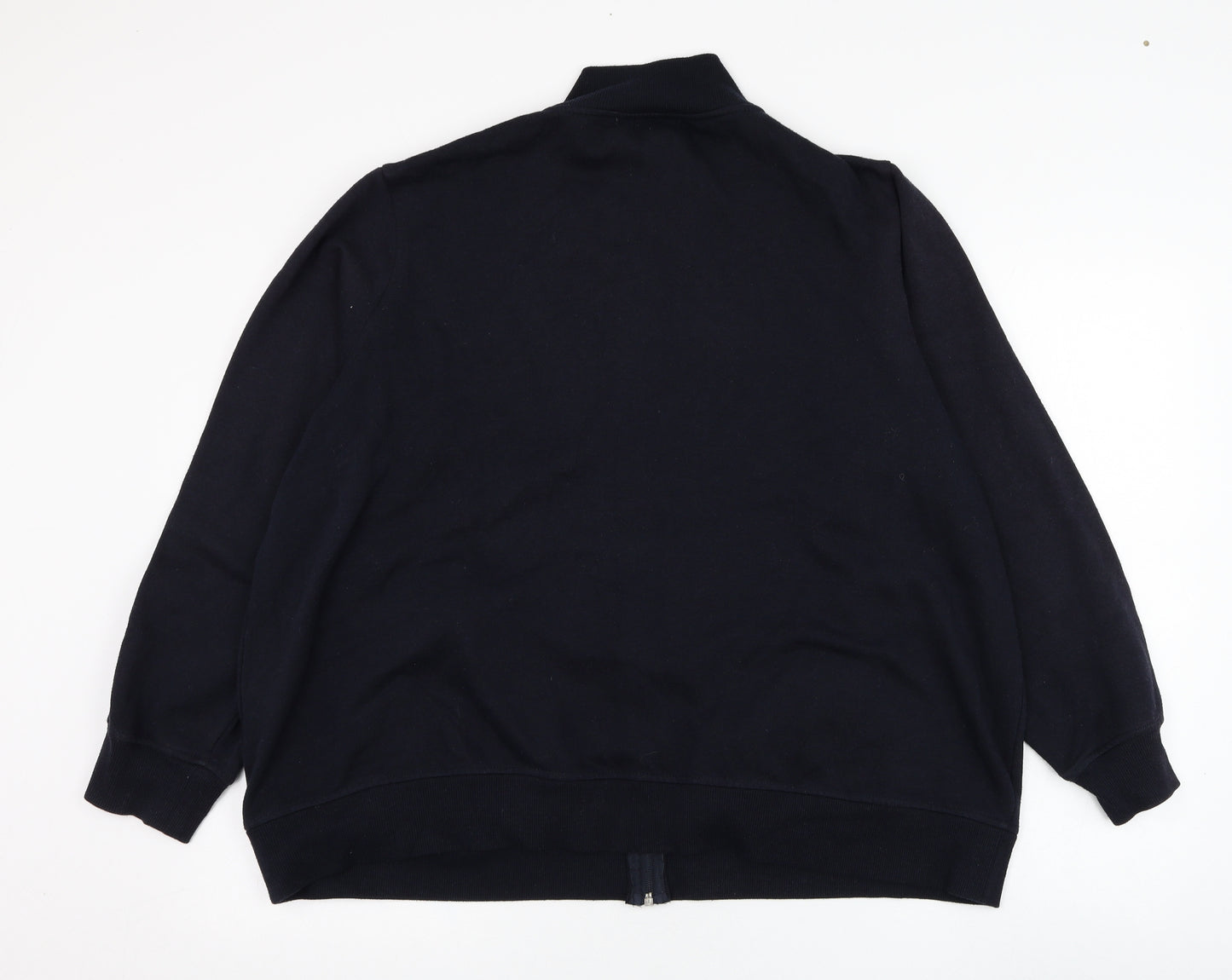 BM Mens Blue  Polyester Full Zip Sweatshirt Size XL