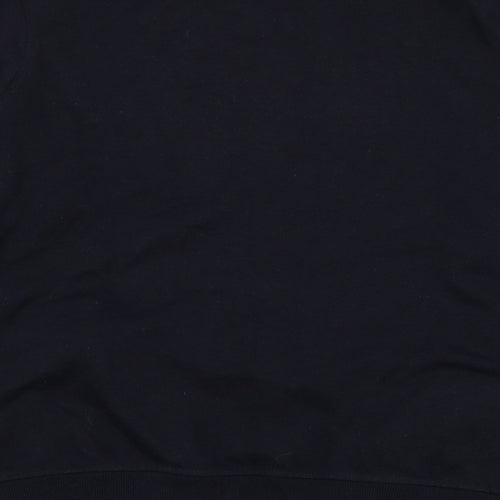 BM Mens Blue  Polyester Full Zip Sweatshirt Size XL