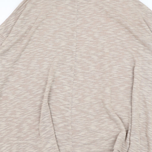 New Look Womens Beige Roll Neck  Polyester Pullover Jumper Size 12