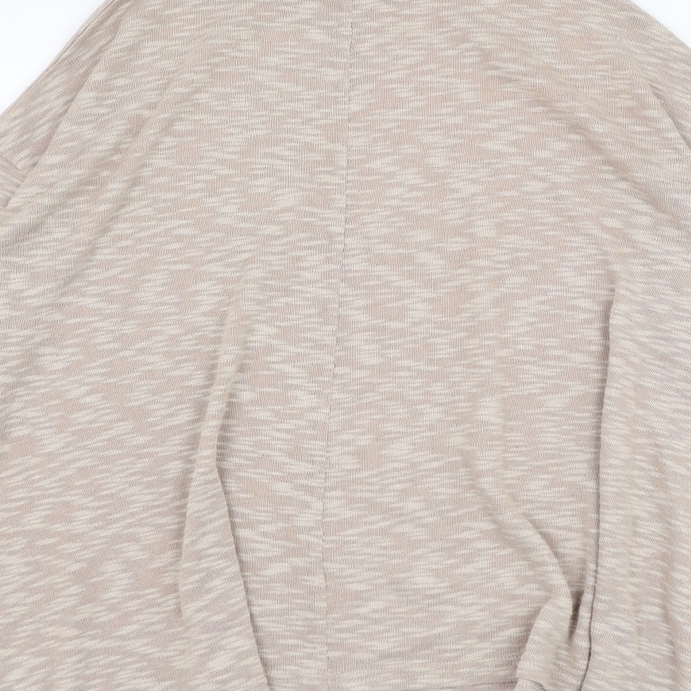 New Look Womens Beige Roll Neck  Polyester Pullover Jumper Size 12