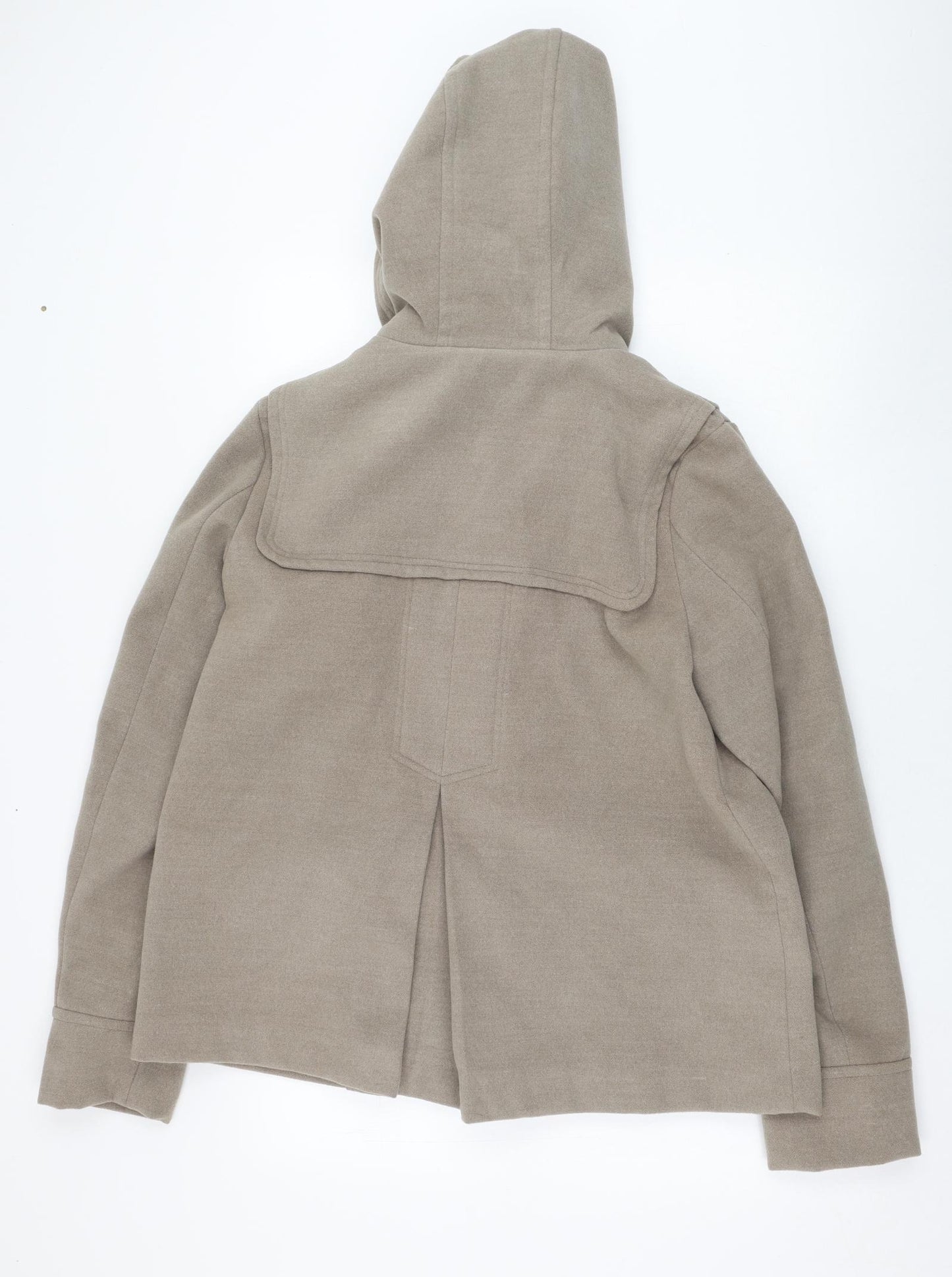 NEXT Womens Brown   Overcoat Coat Size 14  Zip