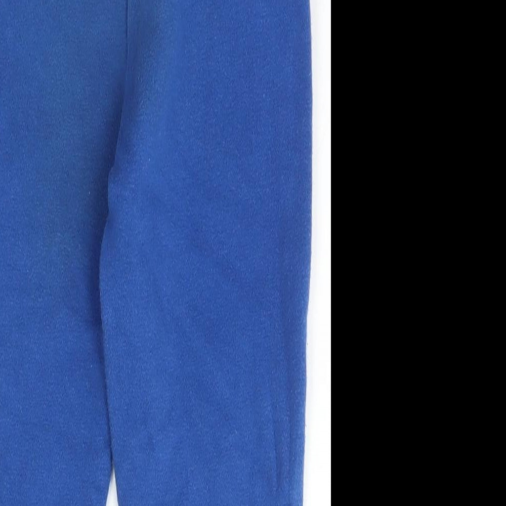 Gap Baby Boys Blue  Cotton Jogger Trousers Size 2 Years  Regular Tie