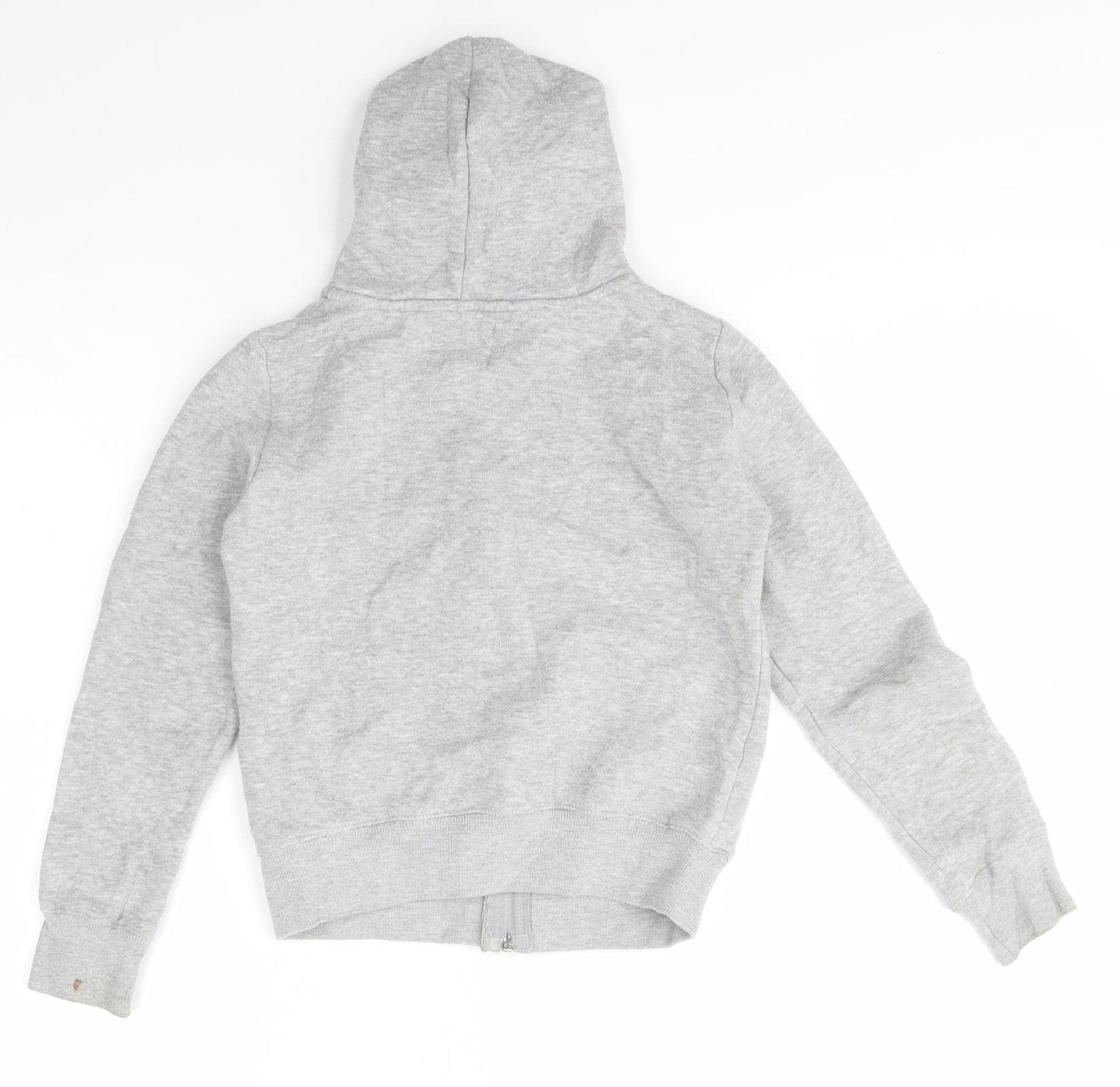 Feva Diva  Boys Grey  Polyester Full Zip Hoodie Size 7-8 Years  Zip