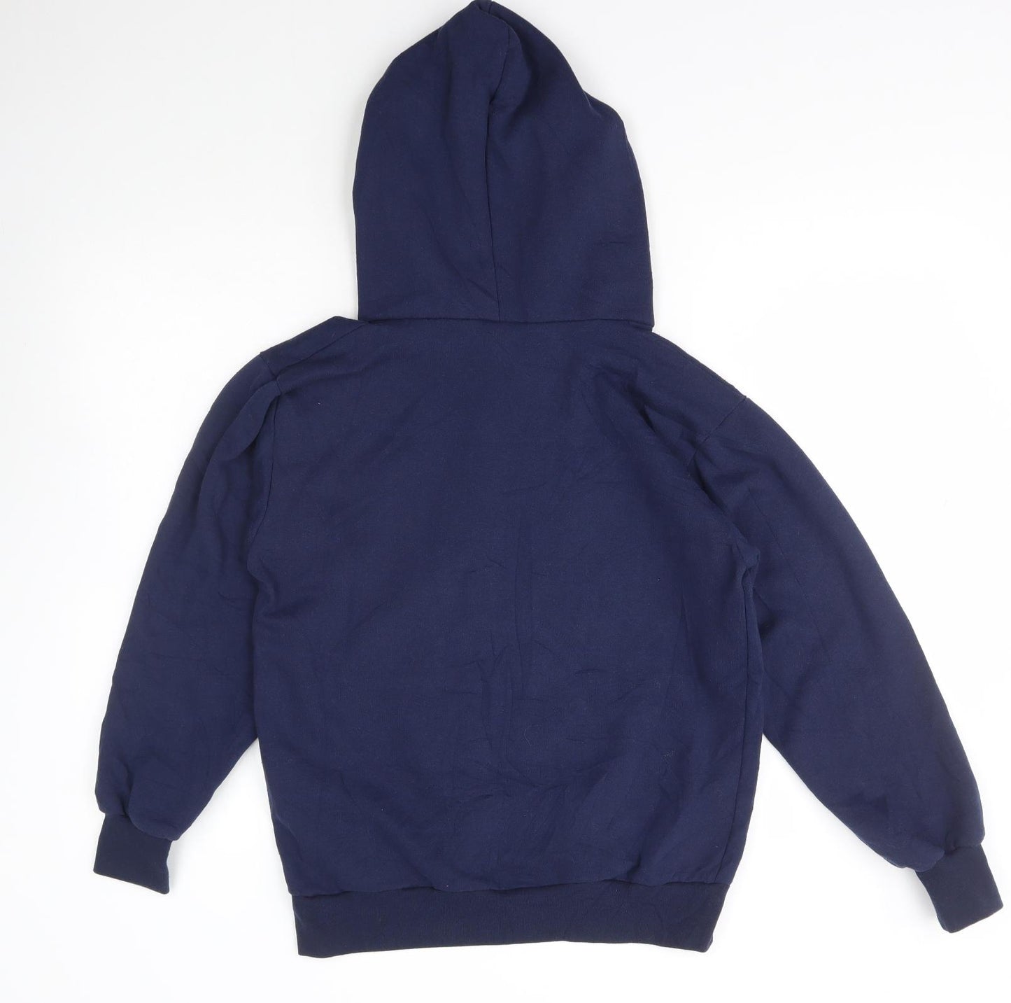 Geece Mens Blue  Cotton Pullover Hoodie Size S   - Holiday Greece santorini