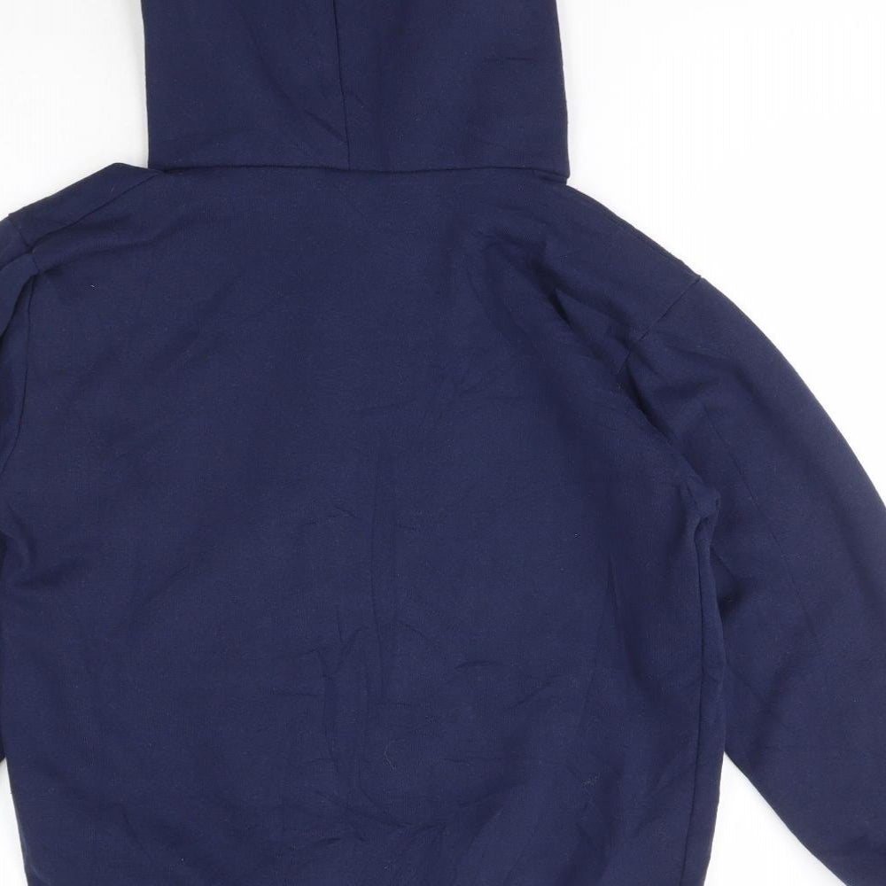 Geece Mens Blue  Cotton Pullover Hoodie Size S   - Holiday Greece santorini