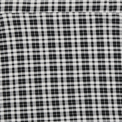 New Look Girls Black Plaid Cotton A-Line Skirt Size 10-11 Years  Regular