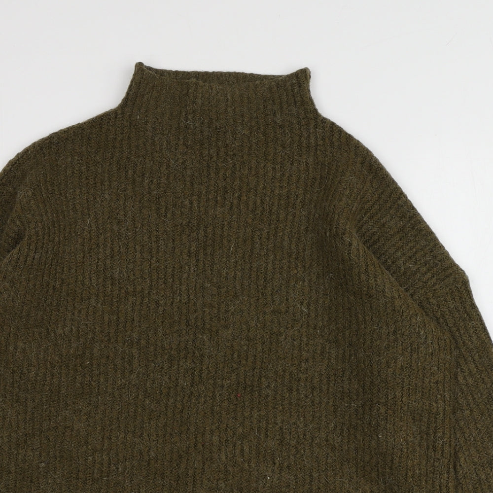 Atmosphere Womens Green Boat Neck  Acrylic Pullover Jumper Size 14