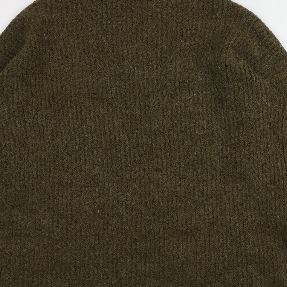 Atmosphere Womens Green Boat Neck  Acrylic Pullover Jumper Size 14