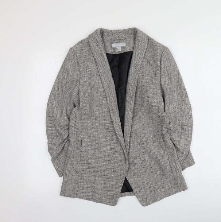 H&M Womens Grey Jacket Size 10