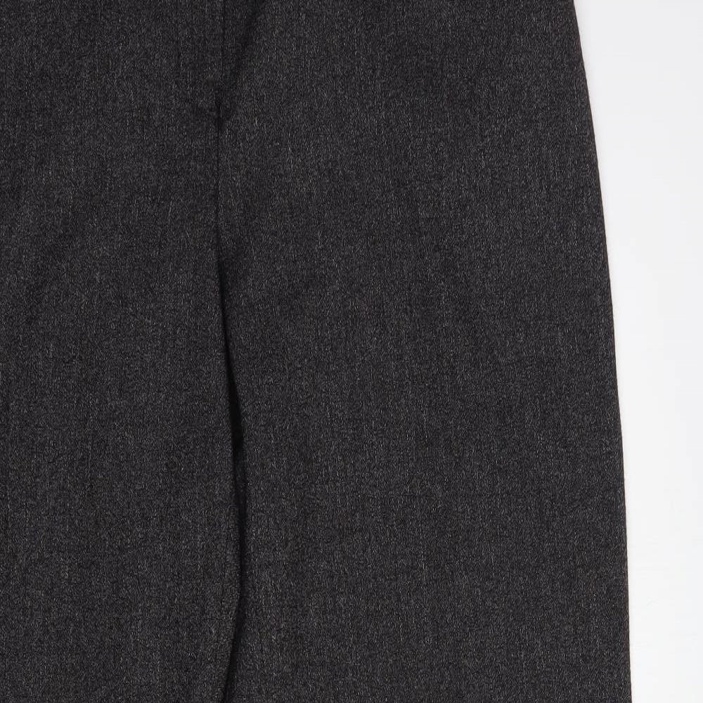 NEXT Womens Grey  Polyester Dress Pants Trousers Size 18 L32 in Regular Hook & Eye