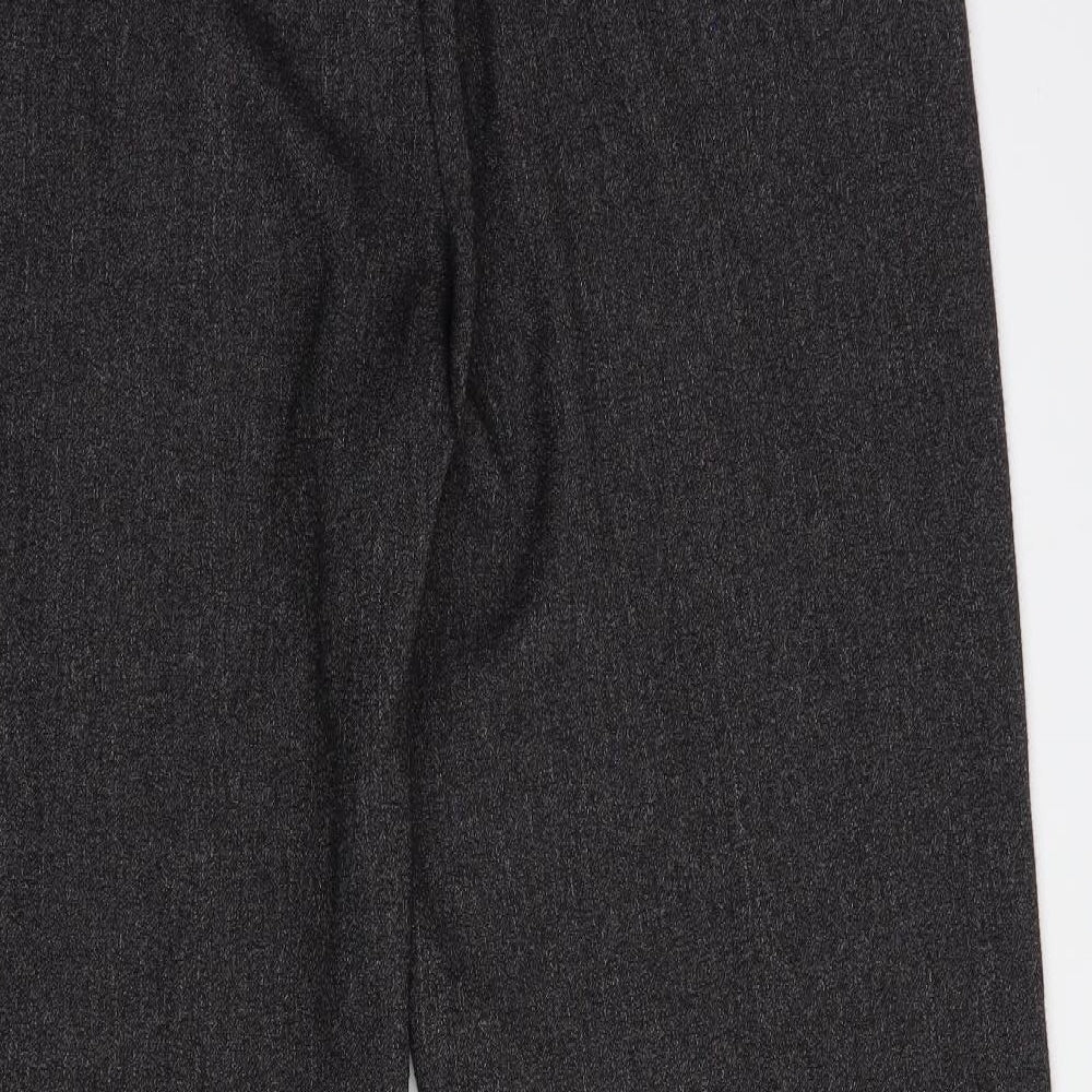 NEXT Womens Grey  Polyester Dress Pants Trousers Size 18 L32 in Regular Hook & Eye