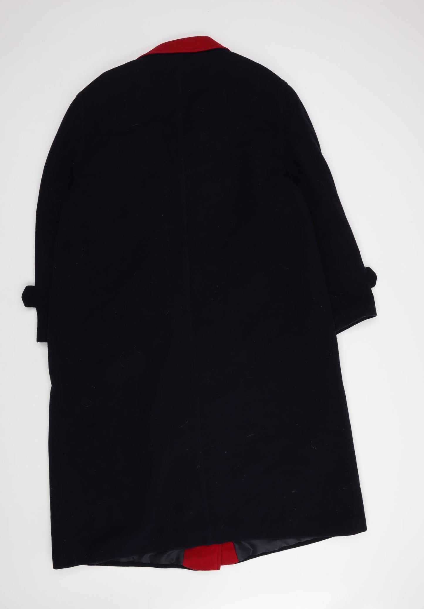 House of Fraser Womens Blue   Overcoat Coat Size 18  Button