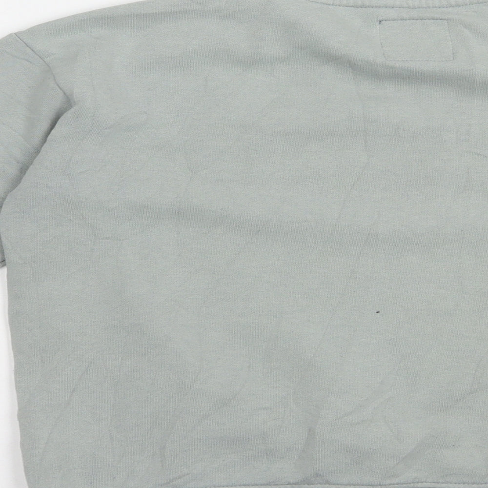 RESERVED Girls Green  Cotton Pullover Sweatshirt Size 11-12 Years  Pullover