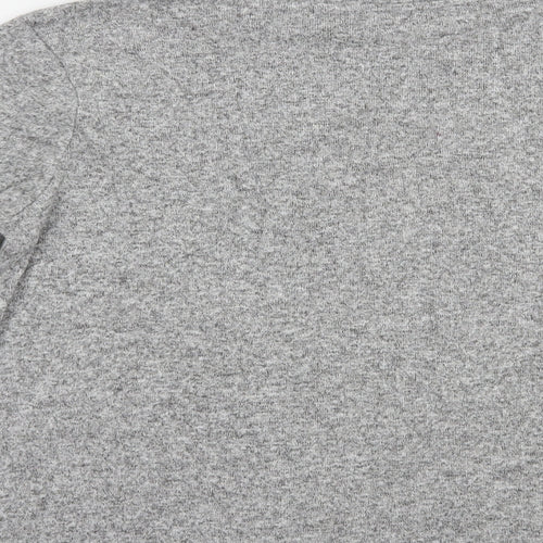 Zara Womens Grey  Viscose Pullover Sweatshirt Size L  Pullover