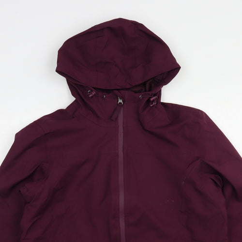 Crane Womens Purple   Windbreaker Jacket Size 8  Zip