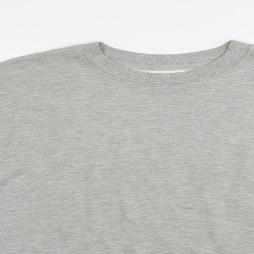 NEXT Womens Grey  Cotton Pullover Sweatshirt Size 10  Pullover