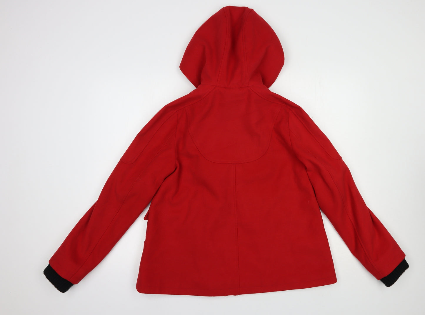 Dorothy Perkins Womens Red   Pea Coat Coat Size 8  Button