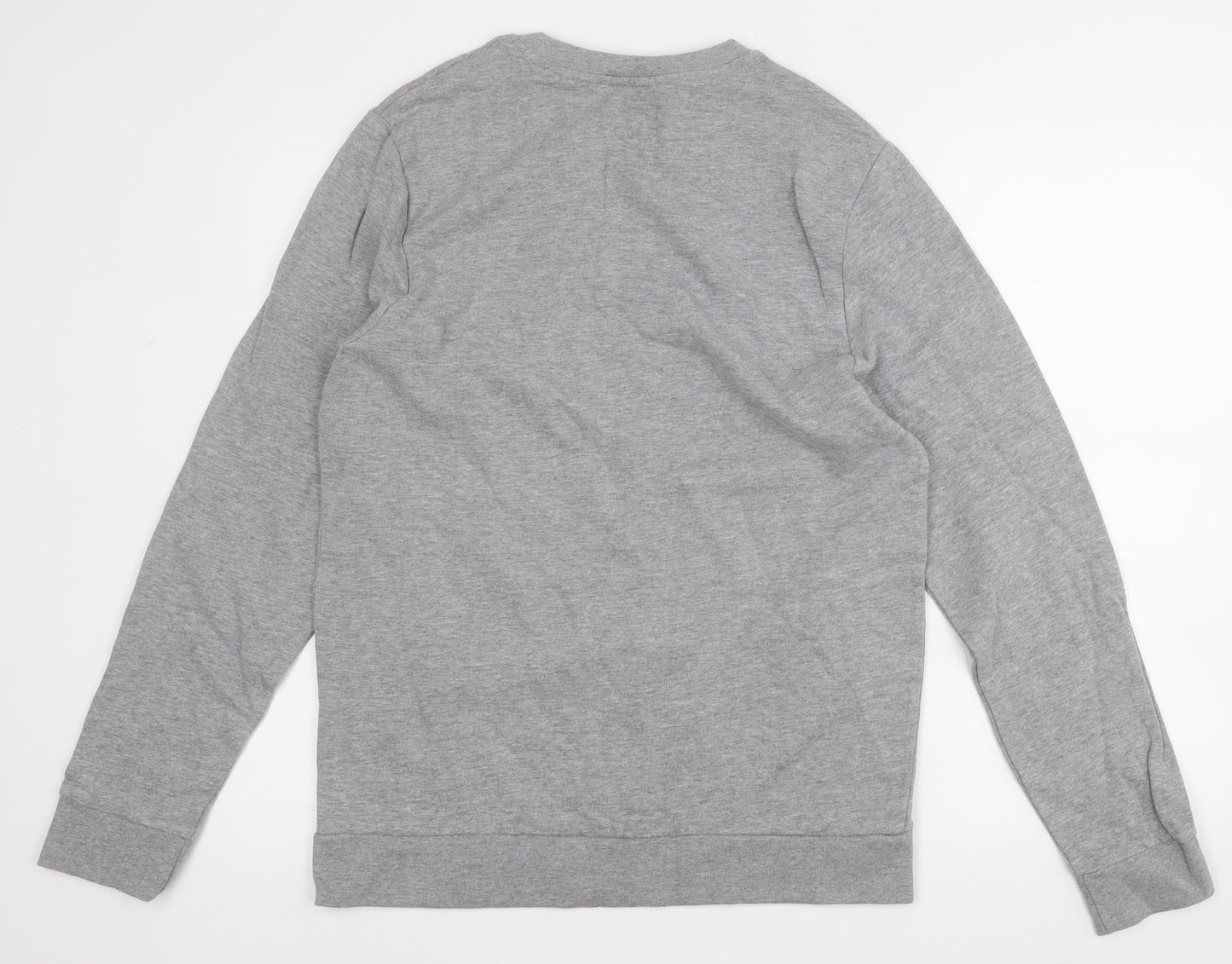 New Look Mens Grey  Cotton Pullover Sweatshirt Size L   - New York City