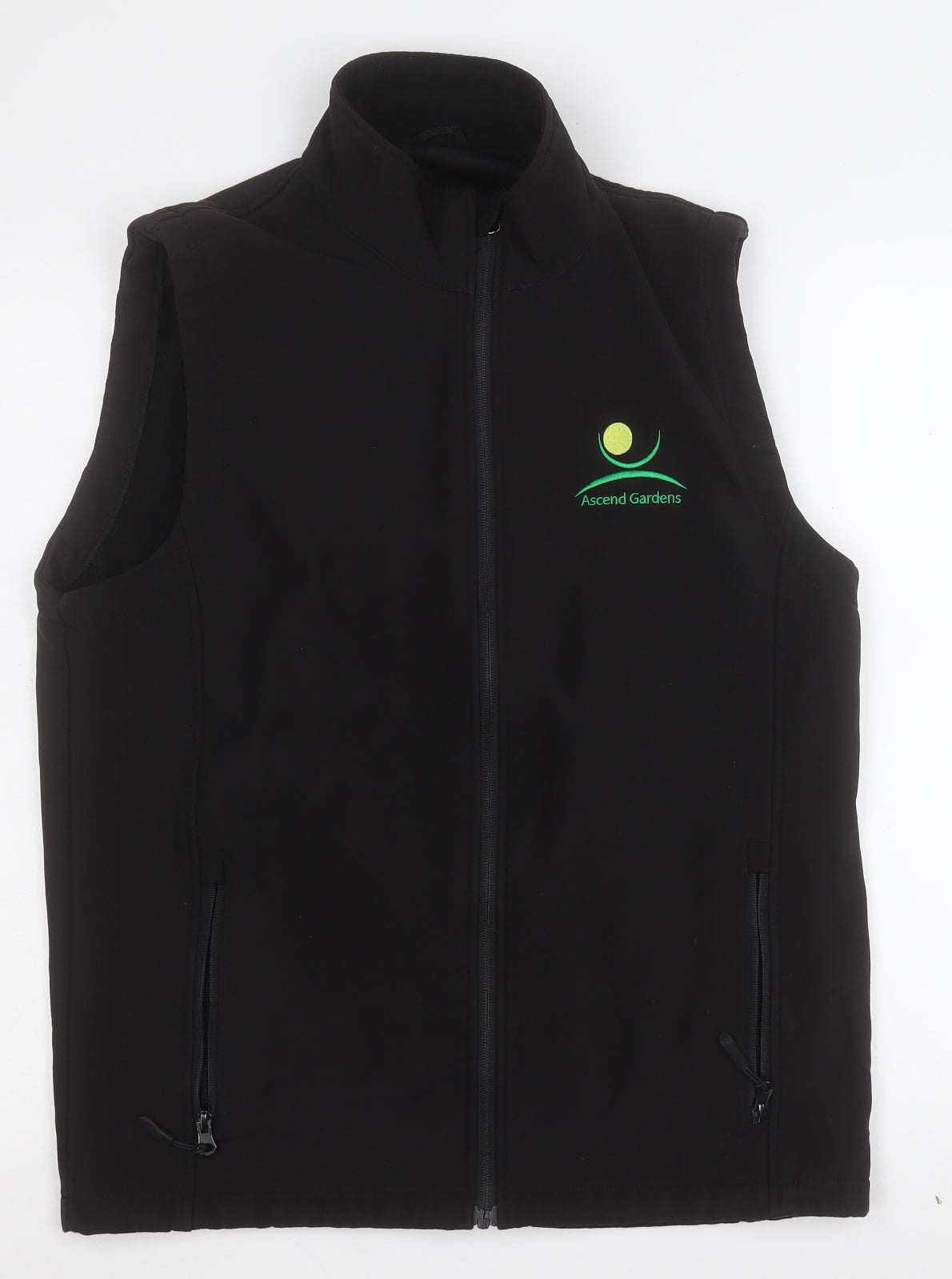 Result Mens Black   Gilet Jacket Size M  Zip - Ascend Gardens