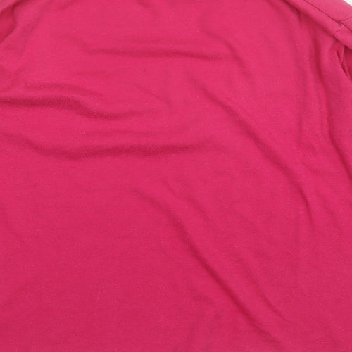 Preworn Womens Pink Roll Neck  Cotton Pullover Jumper Size S