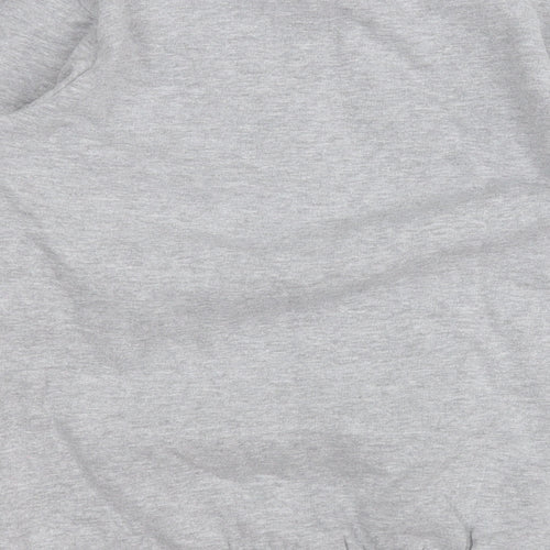 Disney Girls Grey  Cotton Pullover Sweatshirt Size 10-11 Years   - Mickey Mouse Christmas