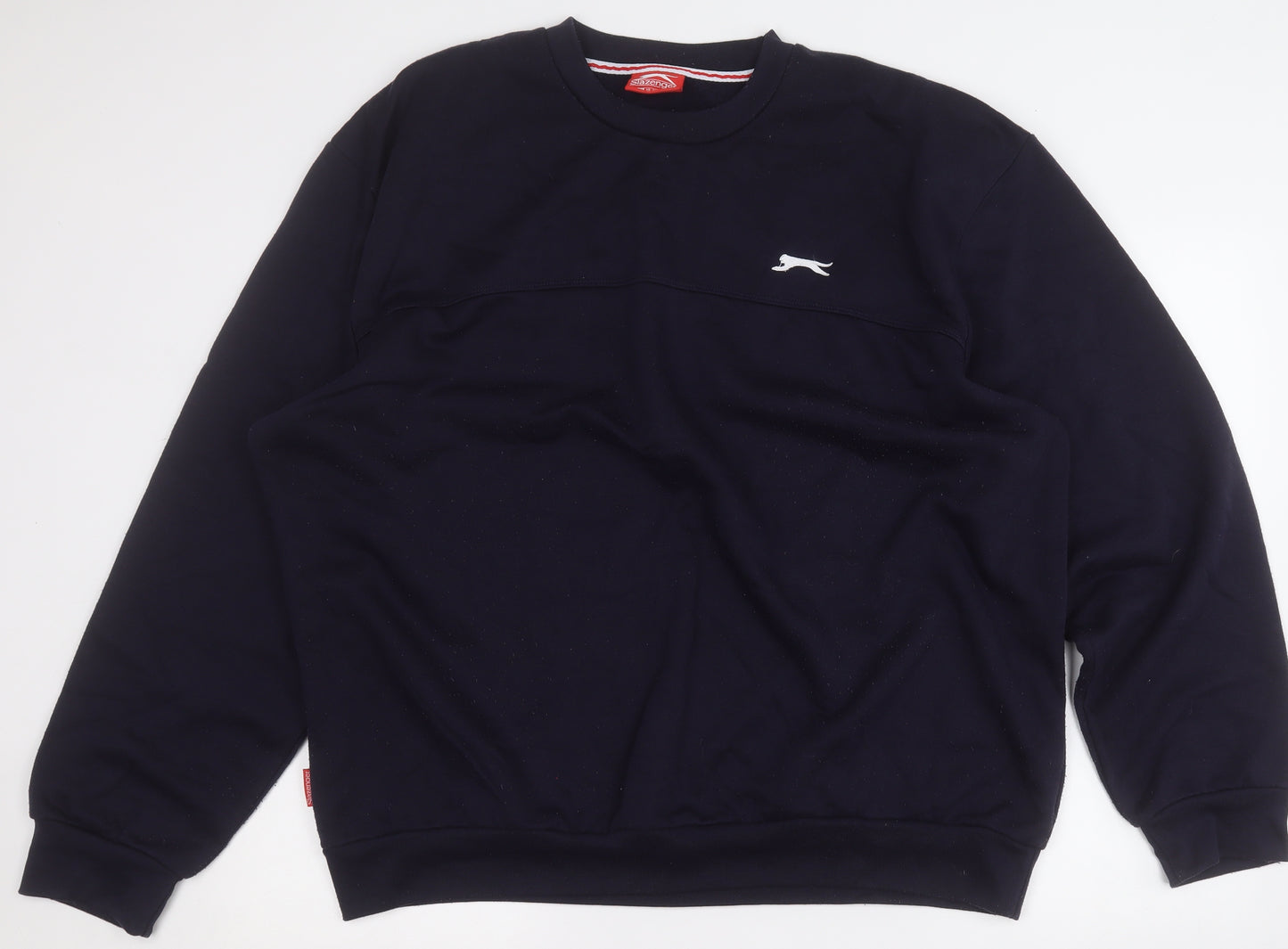 Slazenger Mens Blue  Polyester Pullover Sweatshirt Size 2XL