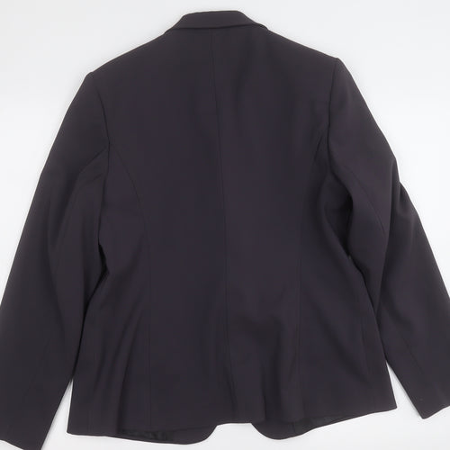 George Womens Grey   Jacket Blazer Size 14  Button