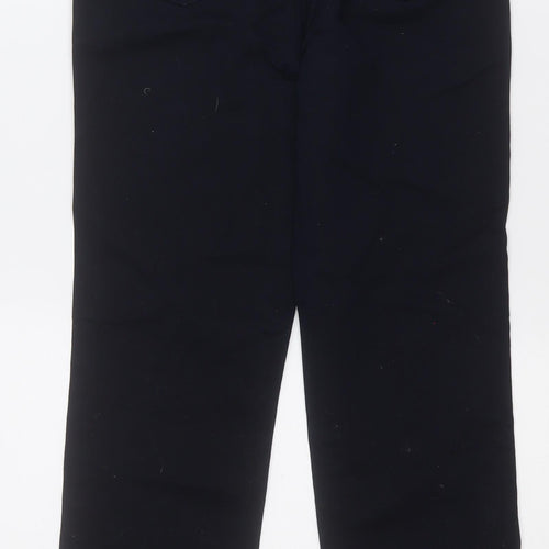 M&Co Womens Black  Cotton Straight Jeans Size 10 L27 in Regular
