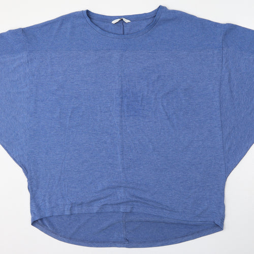 Very Womens Blue Round Neck  Polyester Pullover Jumper Size 14