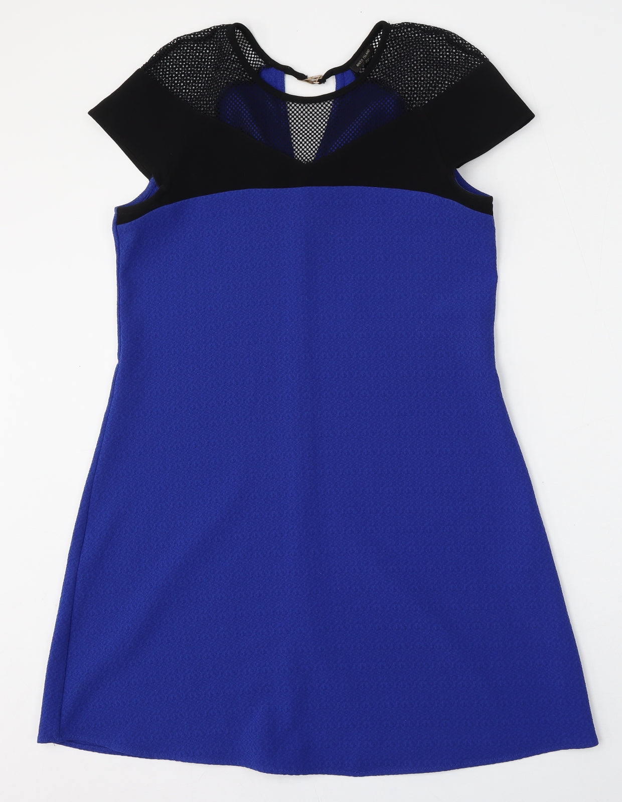 River Island Womens Blue  Polyester Shift  Size 8  Round Neck