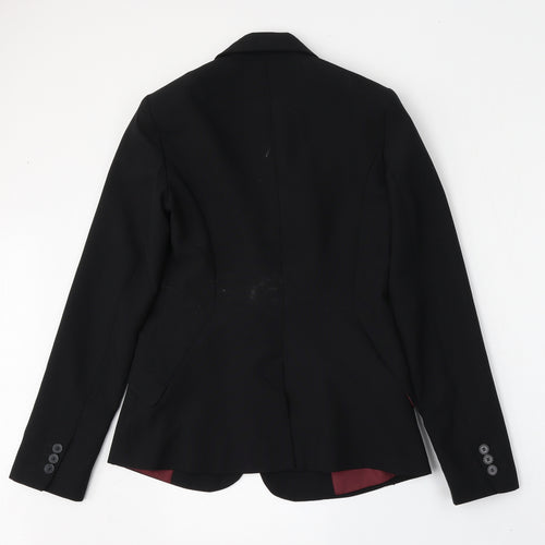 Atmosphere Womens Black  Polyester Jacket Blazer Size 10