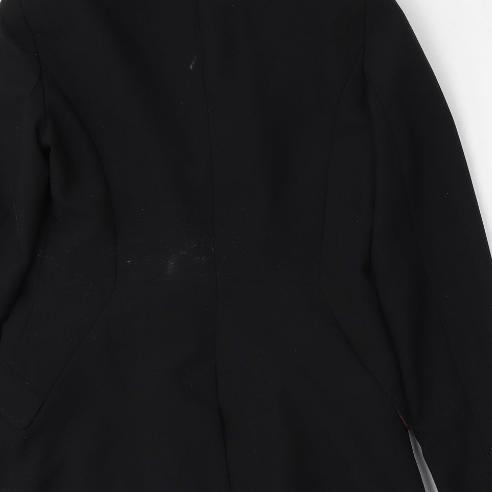 Atmosphere Womens Black  Polyester Jacket Blazer Size 10