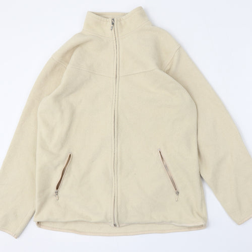 EWM Womens Beige   Jacket  Size S  Zip