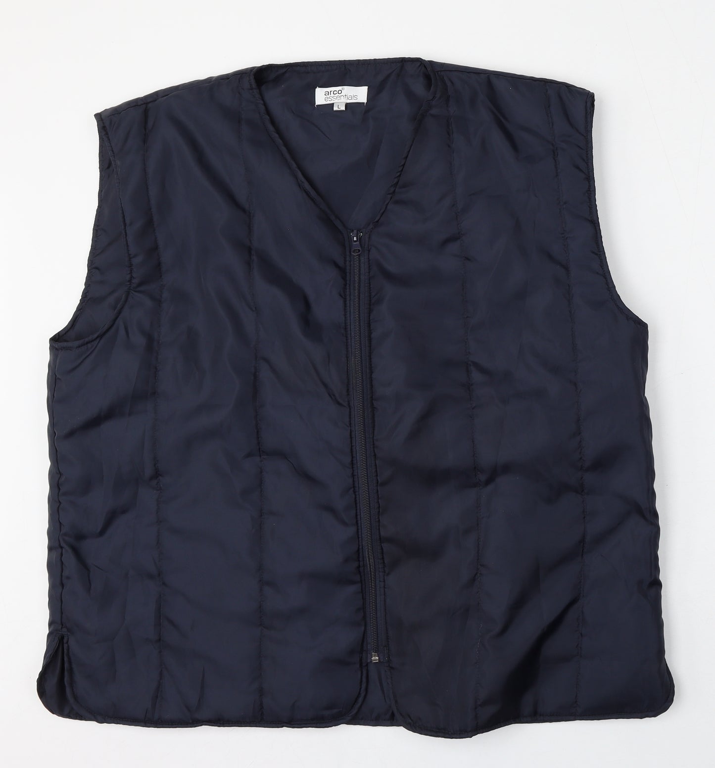 Arco Essentials Mens Blue   Gilet Jacket Size L  Zip