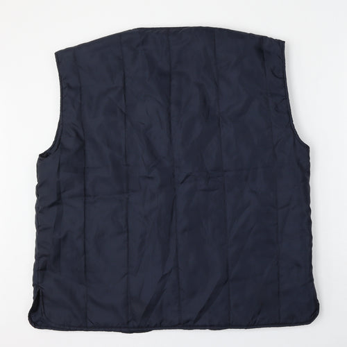 Arco Essentials Mens Blue   Gilet Jacket Size L  Zip