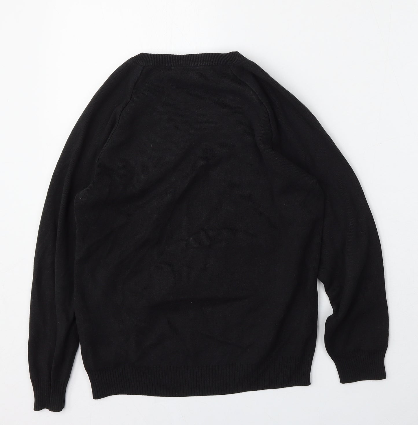 Performa Boys Black  Cotton Pullover Sweatshirt Size 9-10 Years
