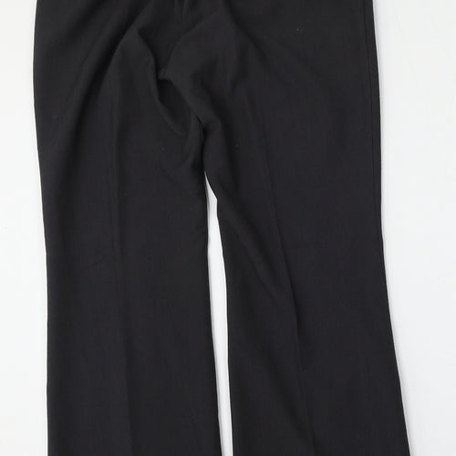 Marks and Spencer Womens Grey  Polyester Trousers  Size 12 L31 in Regular
