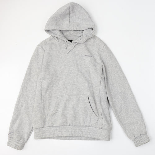 LA Gear Womens Grey  Polyester Pullover Hoodie Size 10  Tie