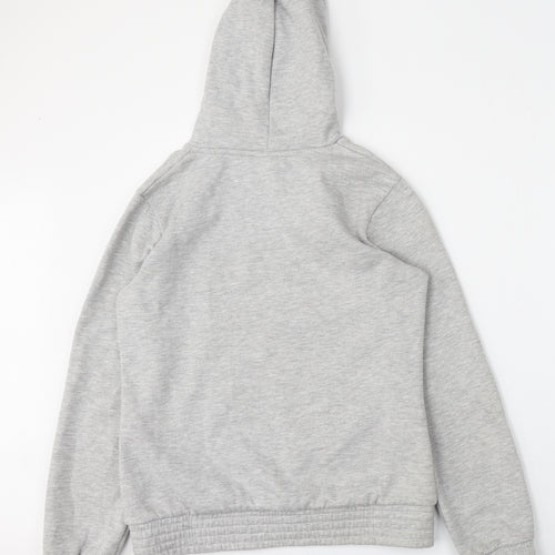 LA Gear Womens Grey  Polyester Pullover Hoodie Size 10  Tie