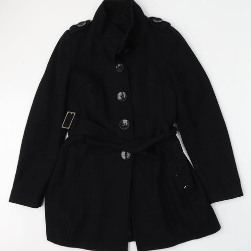 Dorothy Perkins Womens Black   Jacket  Size 10  Button