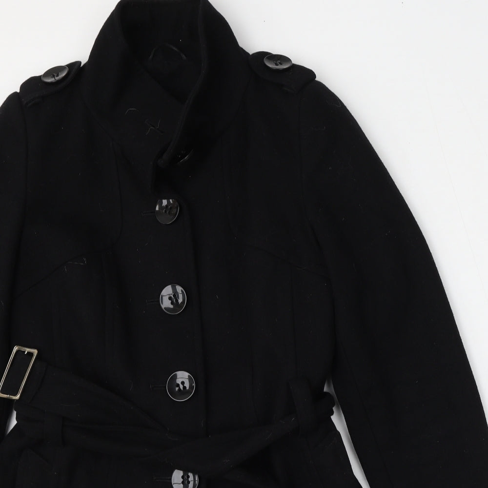Dorothy Perkins Womens Black   Jacket  Size 10  Button