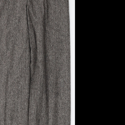 Preworn Womens Brown  Polyester Trousers  Size 30 L30 in Regular Button