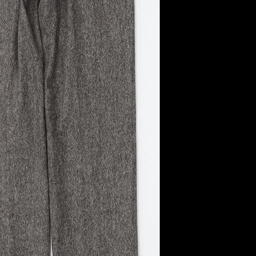Preworn Womens Brown  Polyester Trousers  Size 30 L30 in Regular Button