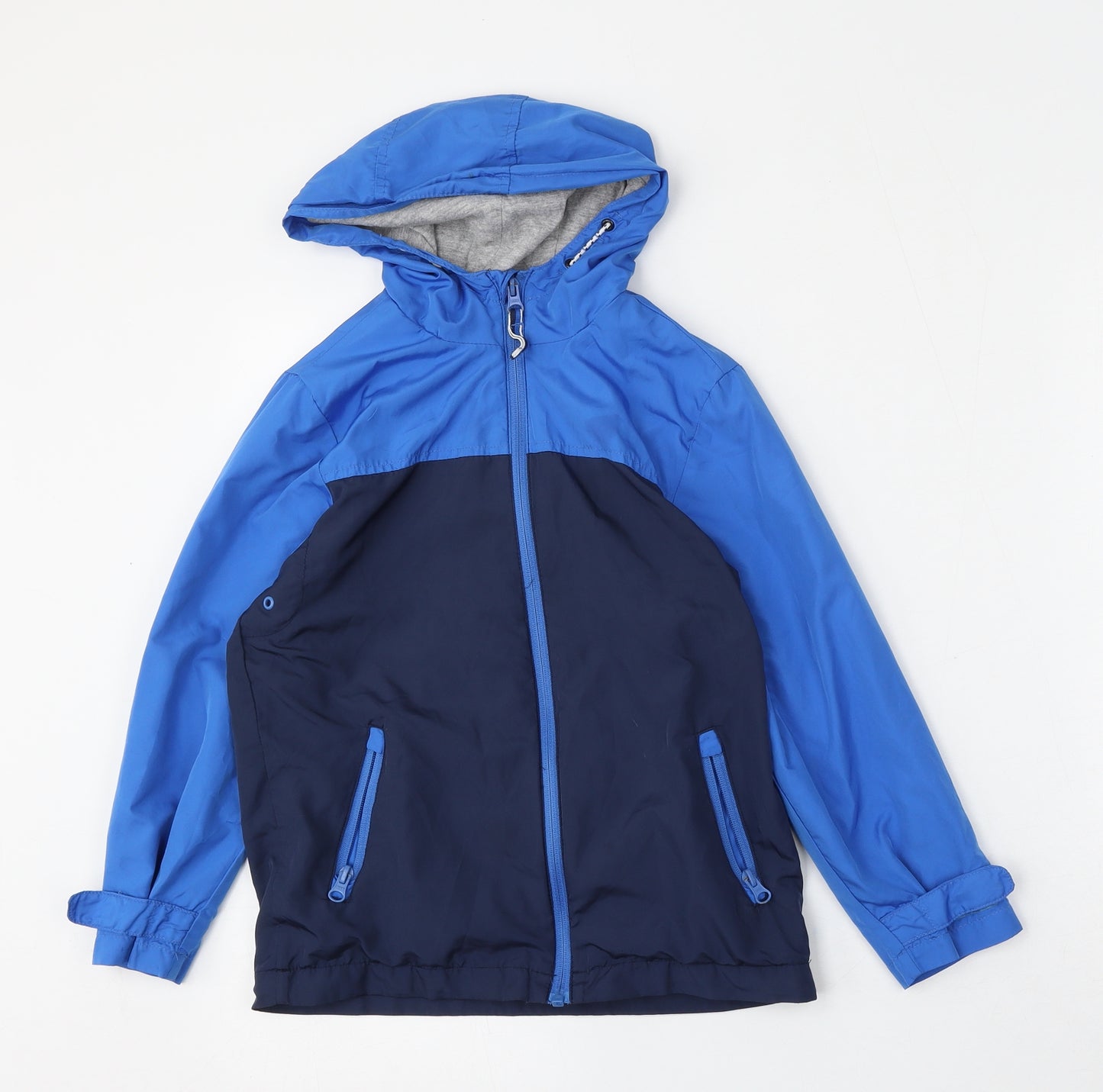 George Boys Blue   Jacket  Size 7-8 Years  Zip