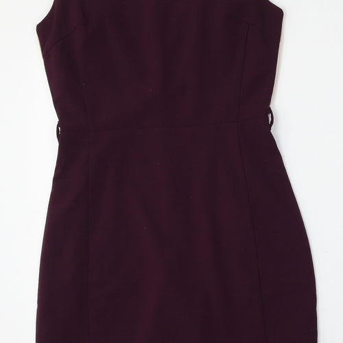 Apricot Womens Purple  Polyester Bodycon  Size XS  V-Neck