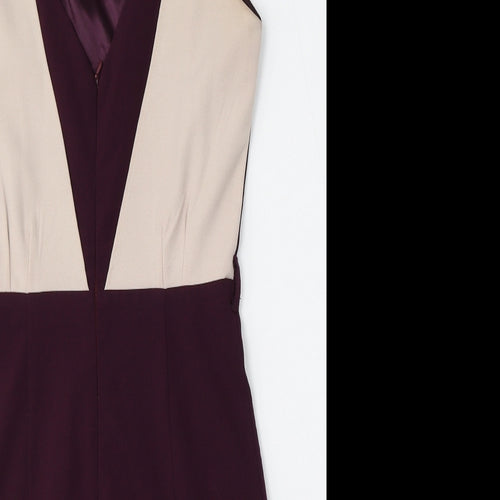 Apricot Womens Purple  Polyester Bodycon  Size XS  V-Neck