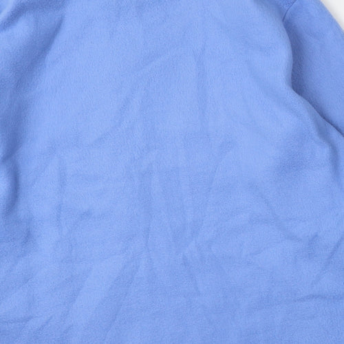 Anne De Lancay Womens Blue   Jacket  Size L  Zip